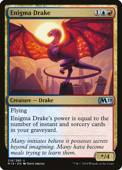 Enigma Drake from Core Set 2019