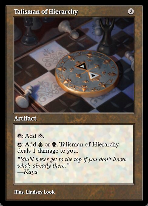 Talisman of Hierarchy highlighted card art