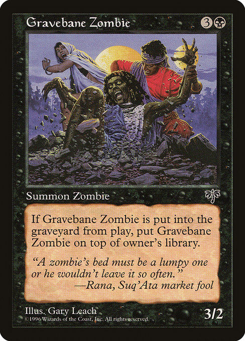 Gravebane Zombie from Mirage