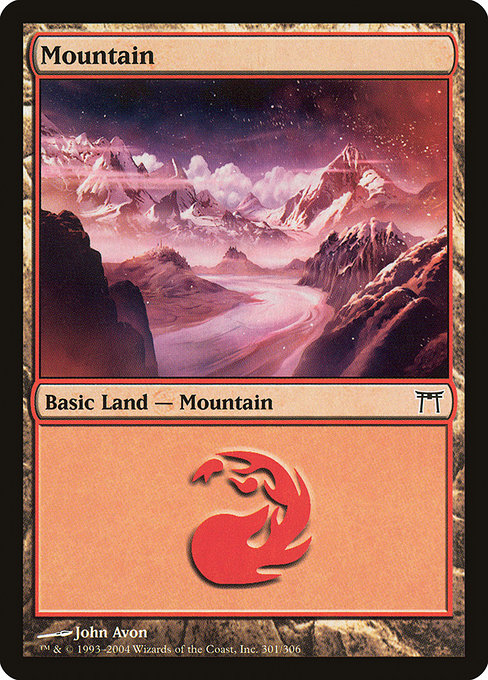 Mountain from Champions of Kamigawa