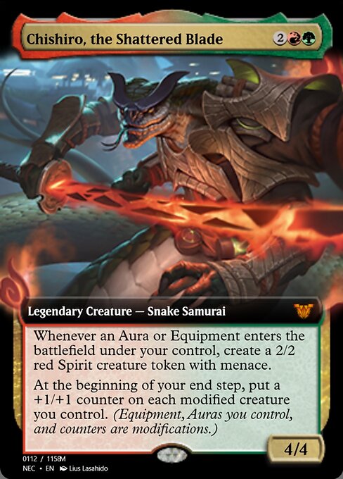 Chishiro, the Shattered Blade highlighted card art
