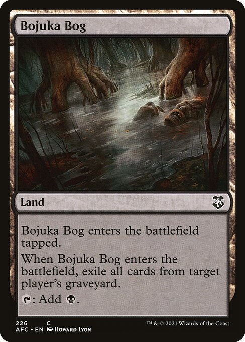 Bojuka Bog from Forgotten Realms Commander