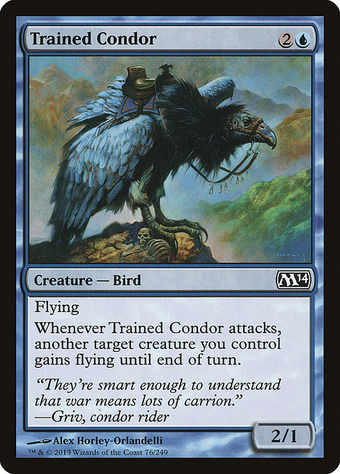 Trained Condor highlighted card art