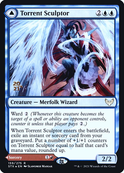 Torrent Sculptor // Flamethrower Sonata from Strixhaven: School of Mages Promos