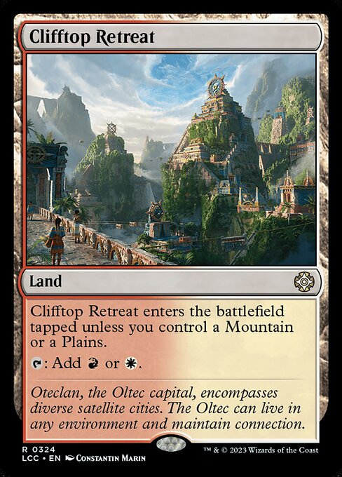Clifftop Retreat from The Lost Caverns of Ixalan Commander