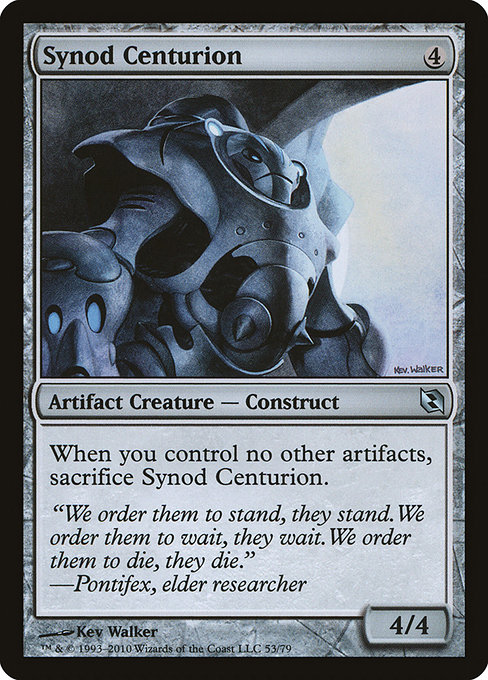 Synod Centurion highlighted card art