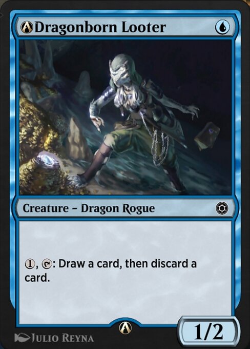 A-Dragonborn Looter highlighted card art