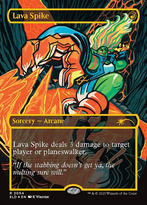 Lava Spike highlighted card art