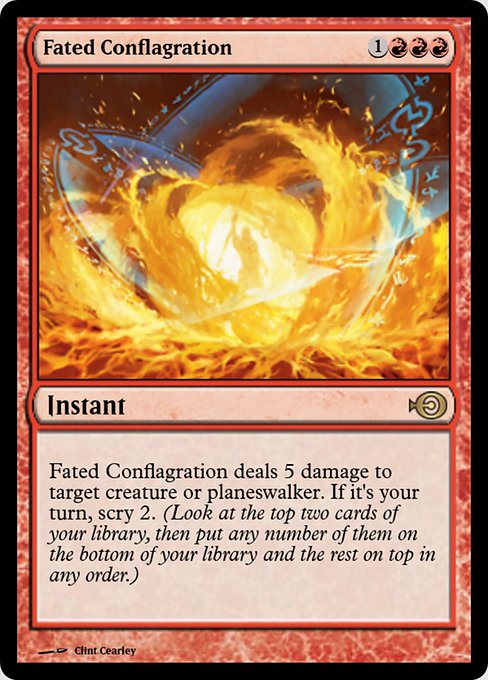Fated Conflagration highlighted card art