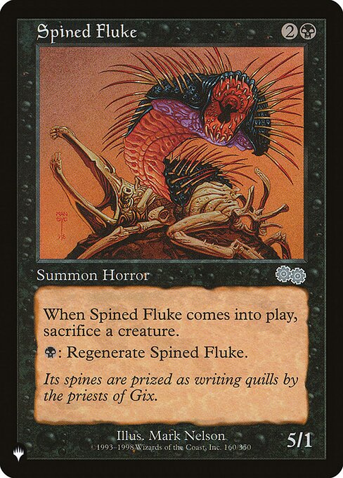 Spined Fluke highlighted card art