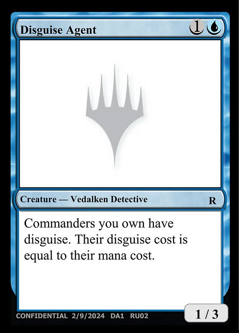 Disguise Agent highlighted card art