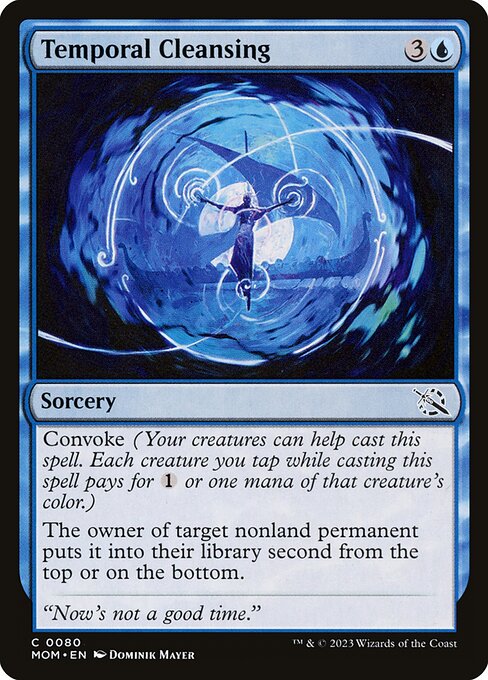 Temporal Cleansing highlighted card art