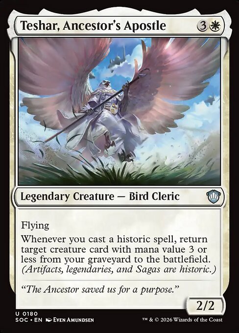 Teshar, Ancestor's Apostle from Secrets of Strixhaven Commander