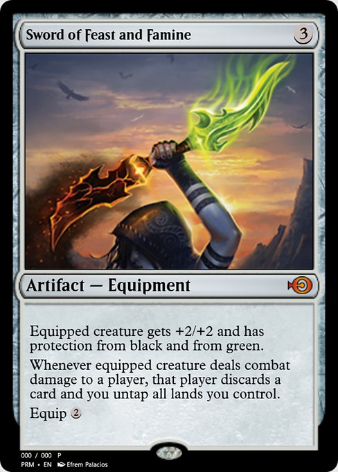 Sword of Feast and Famine from Magic Online Promos