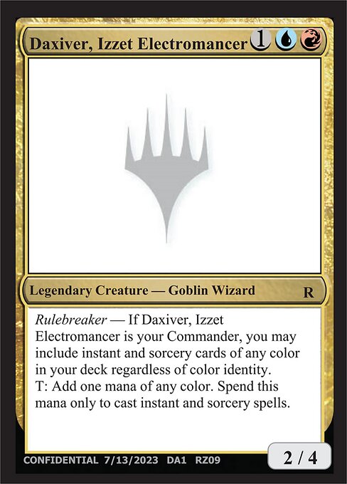 Daxiver, Izzet Electromancer highlighted card art