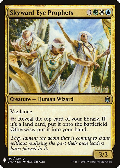 Skyward Eye Prophets highlighted card art