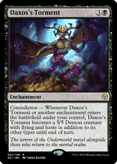 Daxos's Torment highlighted card art