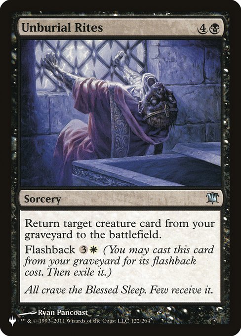 Unburial Rites from The List