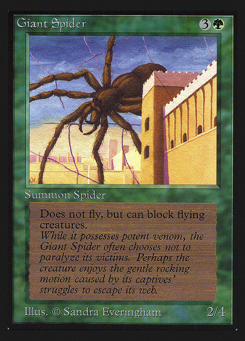 Giant Spider from Intl. Collectors' Edition