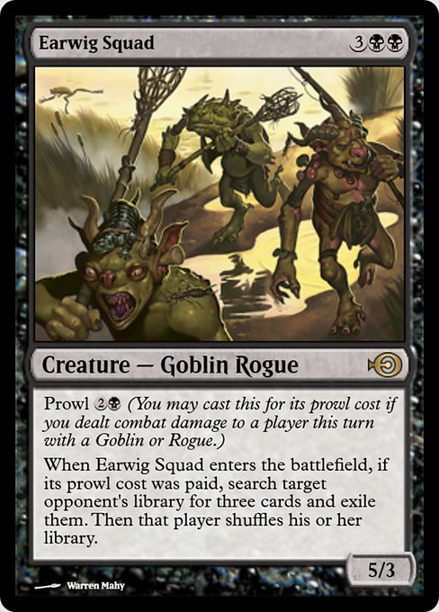Earwig Squad highlighted card art