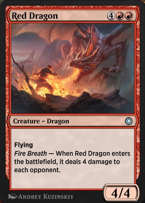 Red Dragon highlighted card art