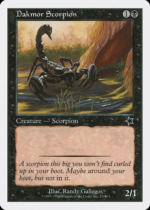 Dakmor Scorpion highlighted card art