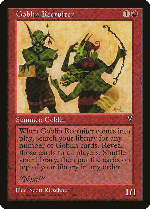 Goblin Recruiter from Visions