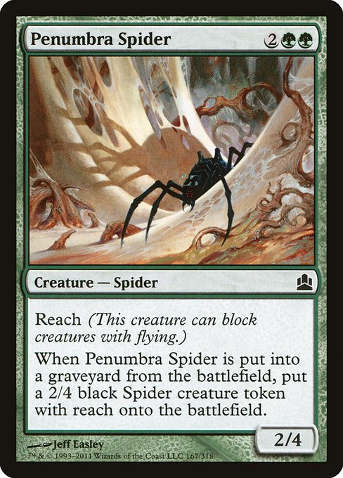 Penumbra Spider from Commander 2011