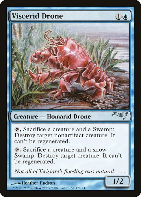 Viscerid Drone from Coldsnap Theme Decks