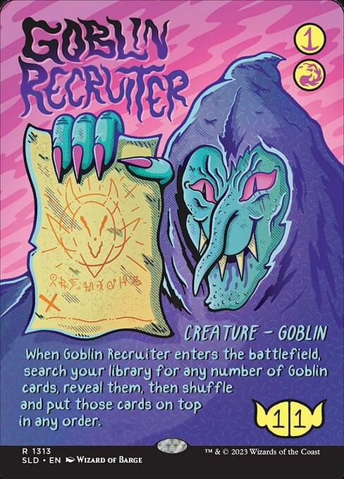 Goblin Recruiter from Secret Lair Drop