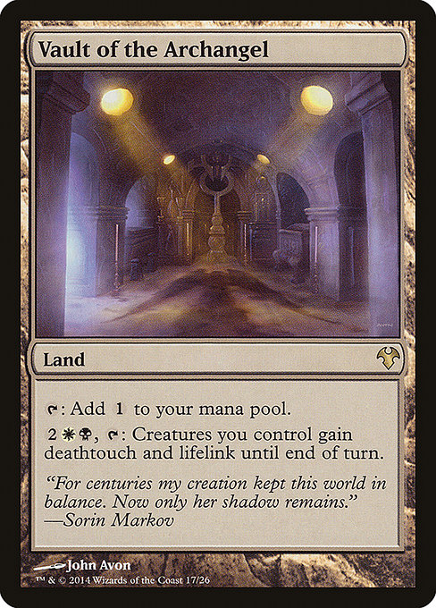 Vault of the Archangel from Modern Event Deck 2014