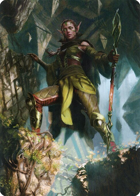 Nissa of Shadowed Boughs // Nissa of Shadowed Boughs from Zendikar Rising Art Series