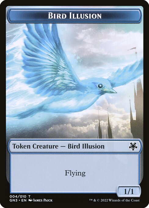 Bird Illusion from Game Night: Free-for-All Tokens