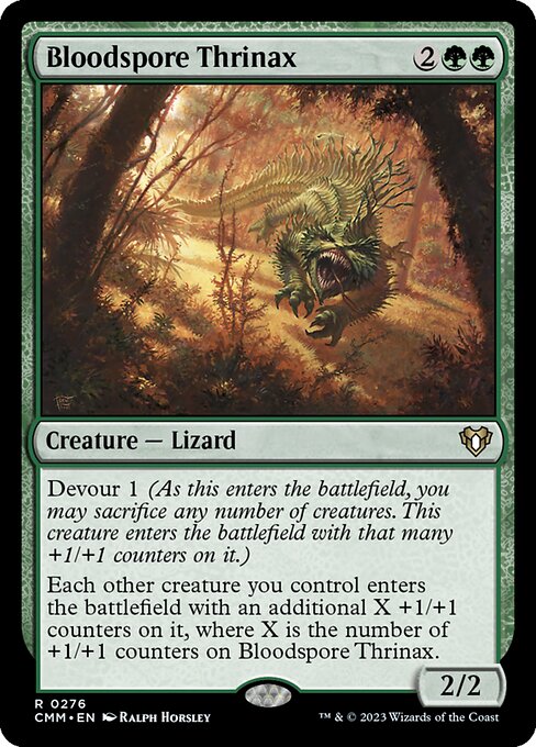 Bloodspore Thrinax from Commander Masters
