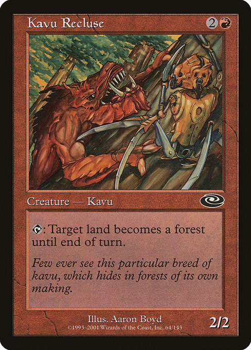 Kavu Recluse highlighted card art