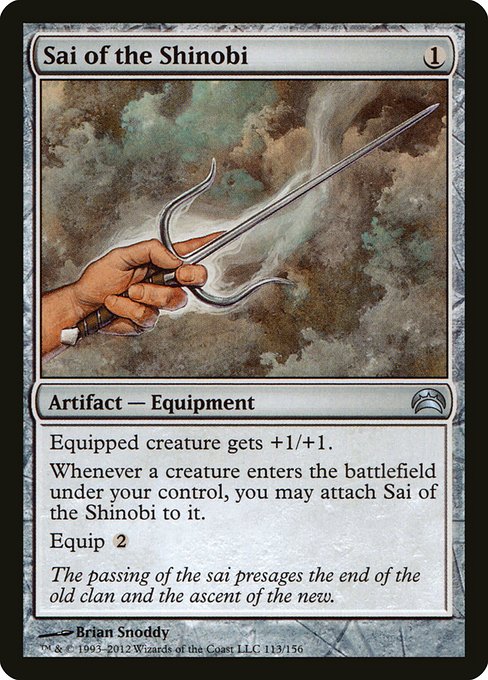 Sai of the Shinobi from Planechase 2012