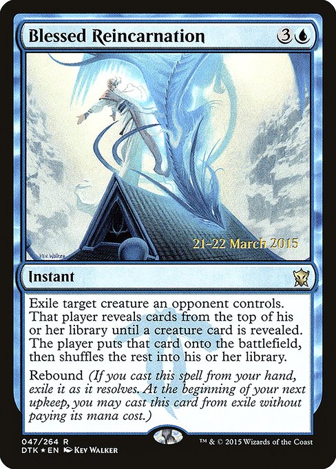 Blessed Reincarnation from Dragons of Tarkir Promos