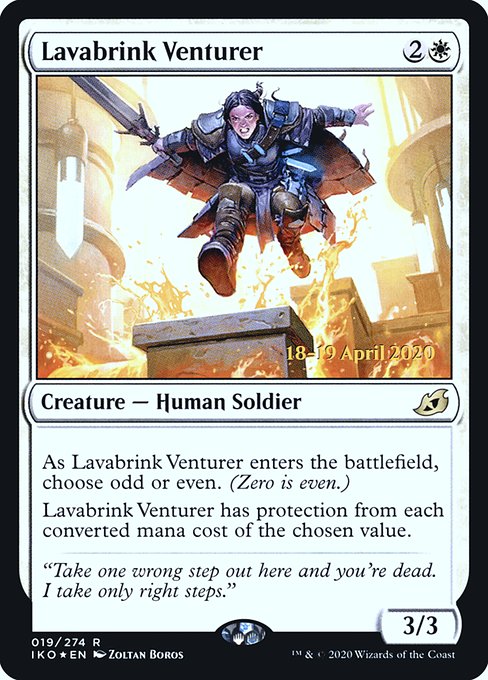 Lavabrink Venturer from Ikoria: Lair of Behemoths Promos