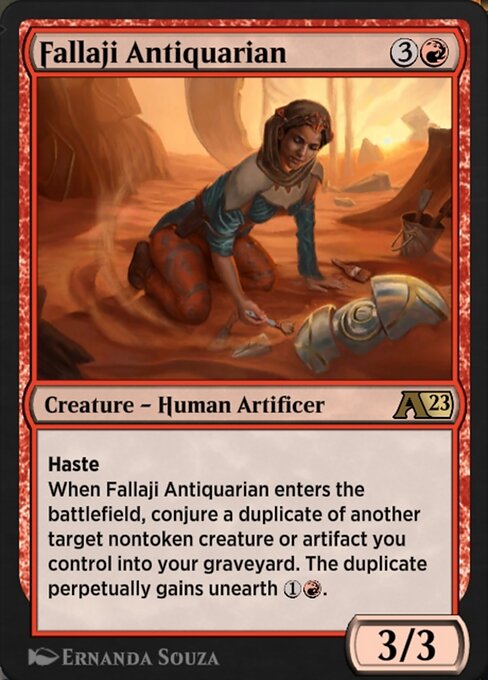Fallaji Antiquarian highlighted card art