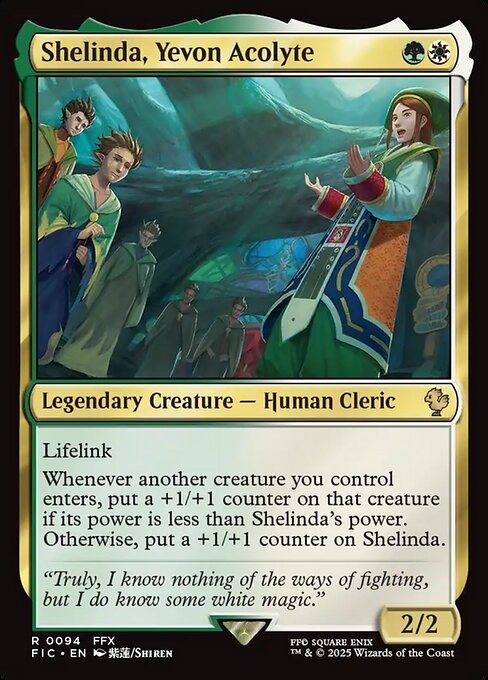 Shelinda, Yevon Acolyte highlighted card art