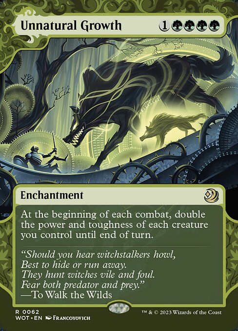 Unnatural Growth from Wilds of Eldraine: Enchanting Tales