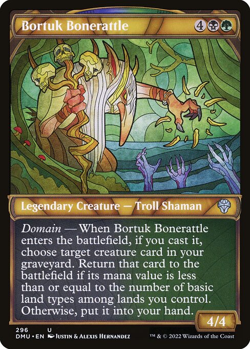 Bortuk Bonerattle highlighted card art