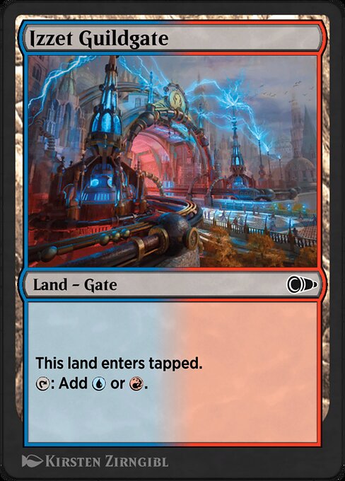 Izzet Guildgate highlighted card art