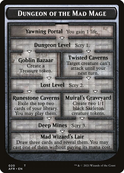 Dungeon of the Mad Mage from Adventures in the Forgotten Realms Tokens