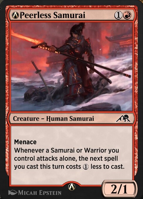 A-Peerless Samurai highlighted card art