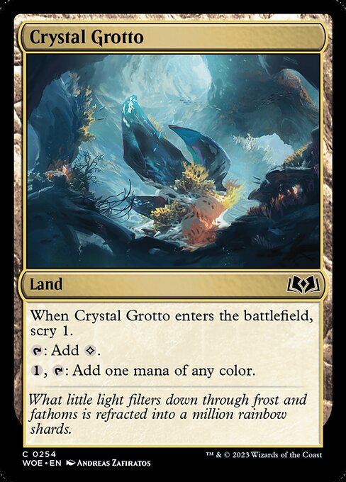 Crystal Grotto from Wilds of Eldraine