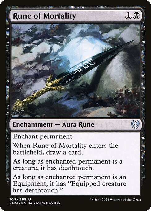 Rune of Mortality highlighted card art