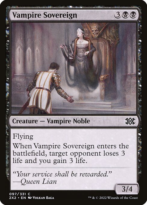 Vampire Sovereign highlighted card art