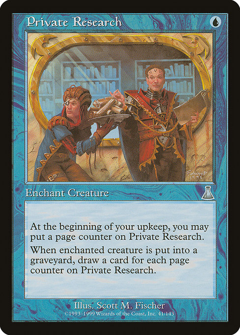 Private Research highlighted card art