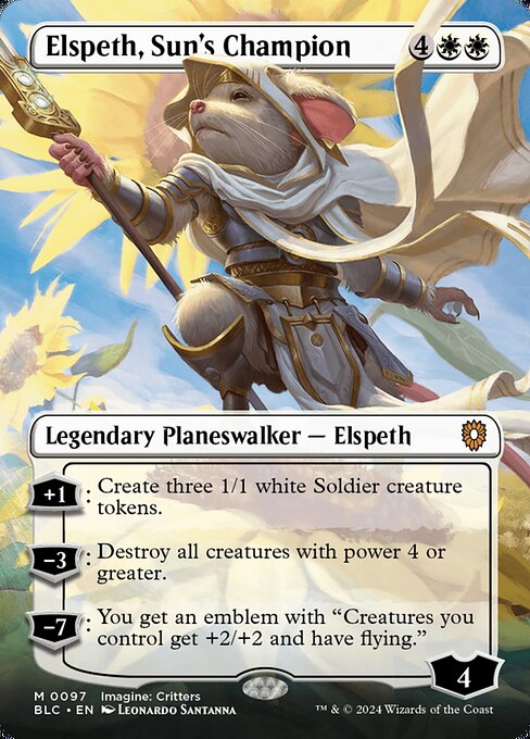 Elspeth, Sun's Champion from Bloomburrow Commander